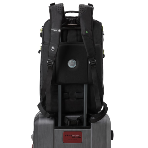 תיק גב Swiss Digital Java Massage 16″ & 12,9″ iPad אפור כהה