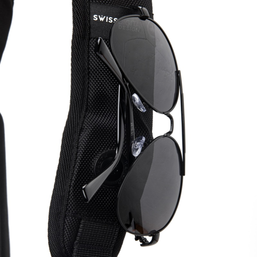 תיק גב Swiss Digital Java Massage 16″ & 12,9″ iPad אפור כהה