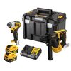סט פטישון + מברגת אימפקט DCK2104P2T תוצרת DEWALT