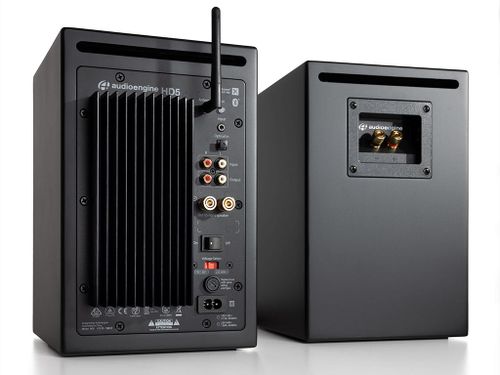רמקולים מוגברים Audioengine HD5 בגימור עץ שחור