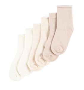 מארז שלישיית גרביים מונעים החלקה 0-6 - בז