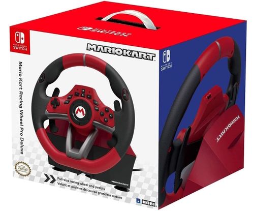  הגה מירוצים עם דוושות HORI Mario Kart Racing Wheel Pro Deluxe 