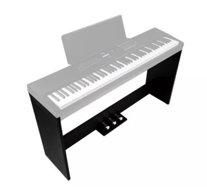 סטנד עץ מקורי בצבע שחור כולל שלישיית פדאלים WS-BK לפסנתרים חשמליים PF300/400 מבית ORLA