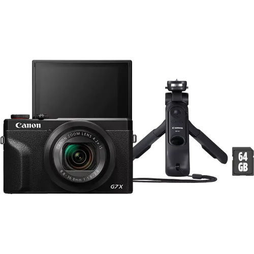 קיט מצלמה קומפקטית Canon PowerShot G7 X III Vlogger Kit - יבואן רשמי