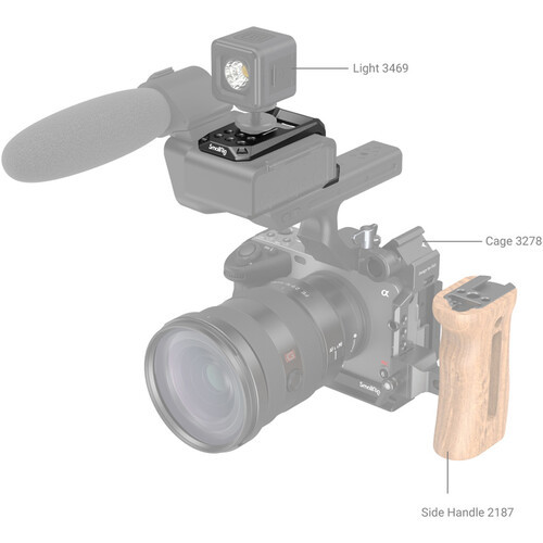 SmallRig MD3990 Top Plate for Sony FX30 / FX3 XLR Unit 