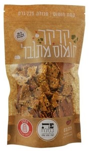 קרקר חומוס מתובל - פת במלח 225 גרם