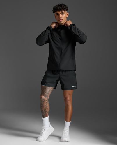 מעיל ריצה גברים Aero Jacket BLK/SRF