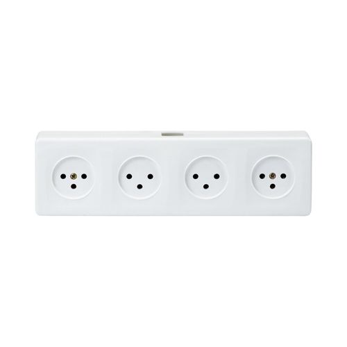 קופסת 4 שקעים מוגנת ילדים SUPER N-4