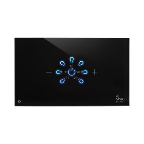 מתג טאץ' טיימר דוד חכם זכוכית שחורה 3 מודול ZIGBEE