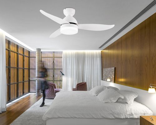 מאוורר תקרה חכם לבן MONACO 46'' SMART