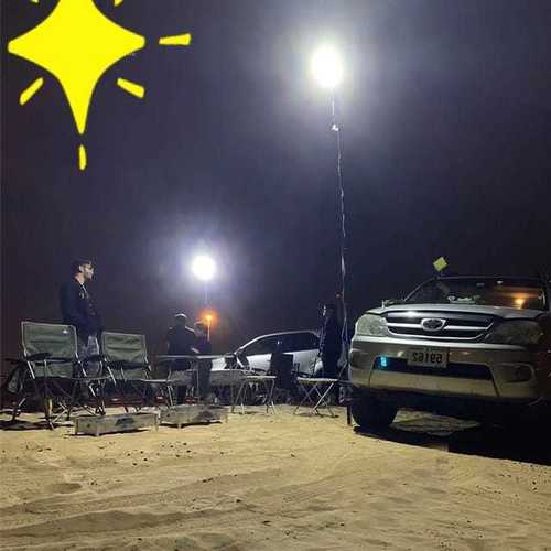 תאורת לד לשטח 12V חכה תאורה לד MOBILE SUN