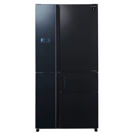 מקרר 5 דלתות SHARP זכוכית שחורה דגם SJ-R9731BK