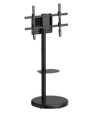 Product Category: TV Cart Rank: Standard Material: Steel,Plastic Surface Finish: Powder Coating Color: Matte White,Matte Black Dimensions: 500x500x1340mm (19.7