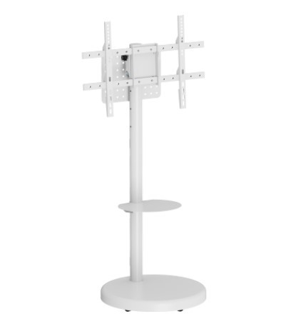 Product Category: TV Cart Rank: Standard Material: Steel,Plastic Surface Finish: Powder Coating Color: Matte White,Matte Black Dimensions: 500x500x1340mm (19.7