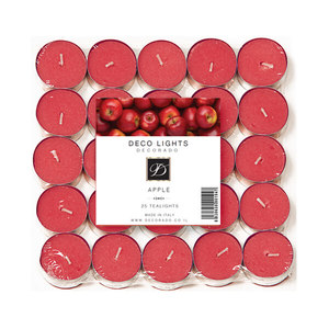 נרות שבת בניחוח תפוח 25 יח
