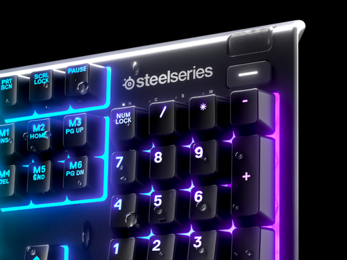 מקלדת גיימינג Apex 3 US Steelseries עם תאורת RGB