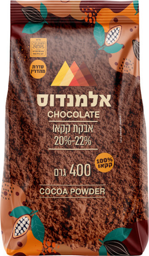 אבקת קקאו הולנדי 22%-20% 400 גרם