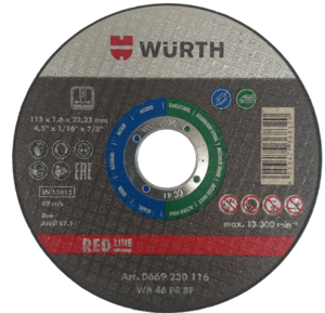 דיסק חיתוך 4.5" 115X1.6