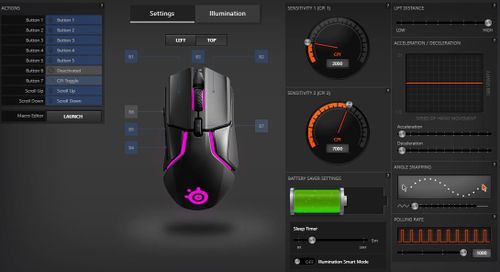 עכבר גיימינג אלחוטי Steelseries Rival 650