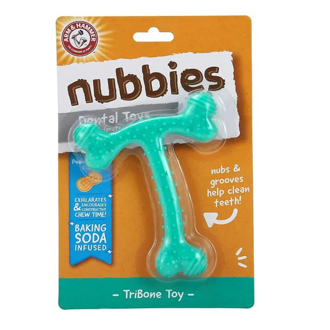 תרי בון פטיש דנטלי טורקיז 13 ס"מ NUBBIES
