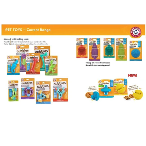 צעצוע עצם המשאלה לבריאות השן בטעם עוף Arm & Hammer