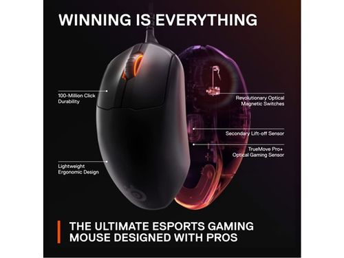 עכבר גיימינג אלחוטי Steelseries Prime Pro
