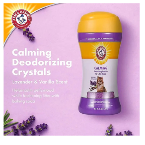 מבשמי קריסטל לארגז חול בניחוח לבנדר Arm & Hammer