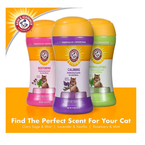 מבשמי קריסטל לארגז חול בניחוח לבנדר Arm & Hammer