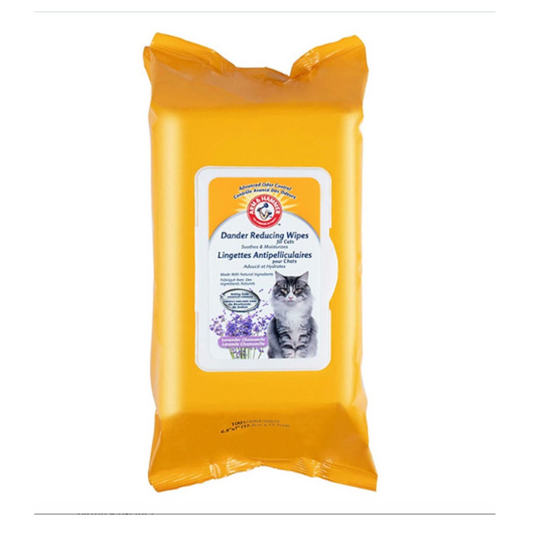 מטליות גוף לחתול בריח קמומיל לוונדר ARM AND HAMMER