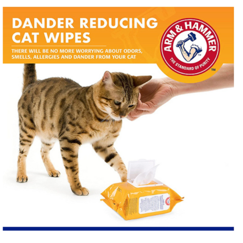 מטליות גוף לחתול בריח קמומיל לוונדר ARM AND HAMMER