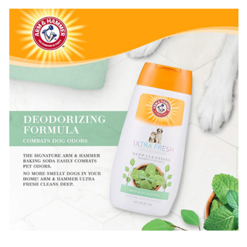שמפו לניקוי עמוק בניחוח מנטה ARM & HAMMER 