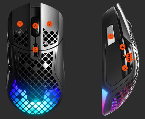 עכבר גיימינג אלחוטי Aerox 5 Steelseries