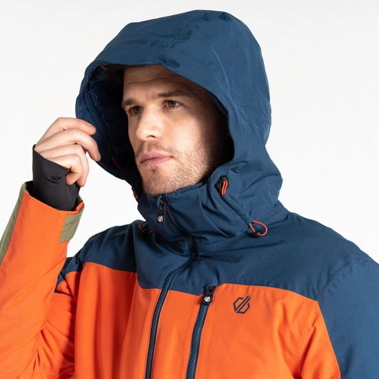 מעיל סקי Dare2B Edge II Jacket כחול/כתום גברים מבית DARE2B