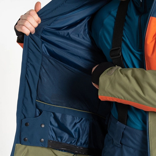 מעיל סקי Dare2B Edge II Jacket כחול/כתום גברים מבית DARE2B