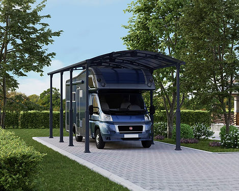 חניה מוגבהת ALPINE אפורה 3.6x8.6x3.5 מק"ט: 705915