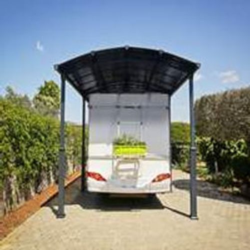חניה מוגבהת ALPINE אפורה 3.6x8.6x3.5 מק