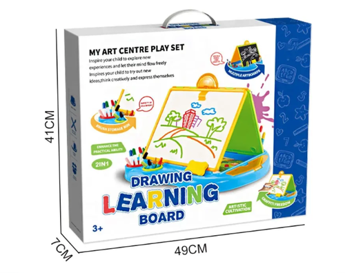 לוח ציור כחול 2ב1 של Haoxiang My Art Center