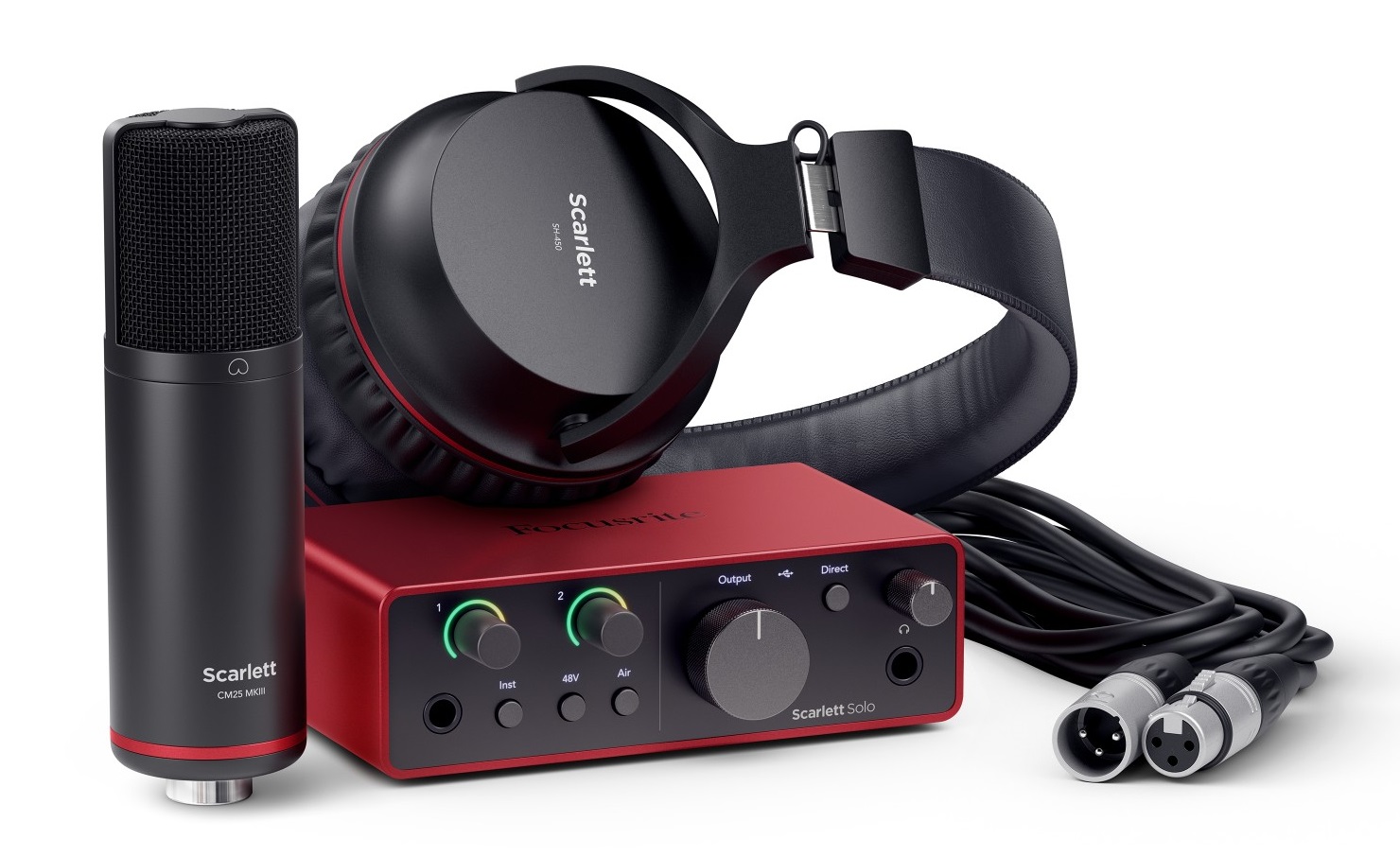 חבילת אולפן Scarlett Solo Studio 4th Gen 