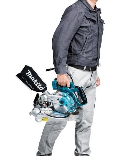 שימוש במסור גרונג נטען 18V עם לייזר MAKITA DLS600Z