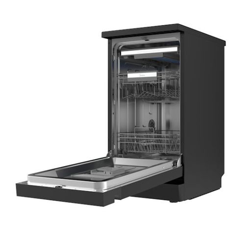 מדיח כלים צר 10 מע' Midea WQP8-W7634C-B שחור