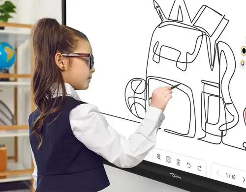 מסך מגע אינטראקטיבי optoma 5863RK 86