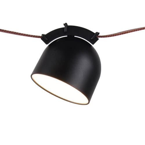  מערכת תאורה BELT חצי כדור BLACK כיסוי חלבי 