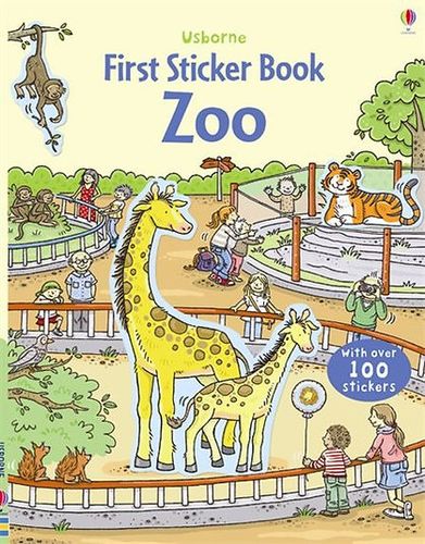 חוברת 100 מדבקות גן חיות