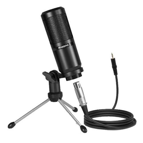Maono AU-360TR מיקרופון עם טריפוד וכבל XLR - 3.5mm