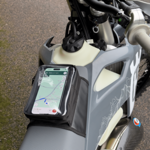 תיק מושב לאופנוע שטח תא שקוף ארוך  – ENDURO PRO XL
