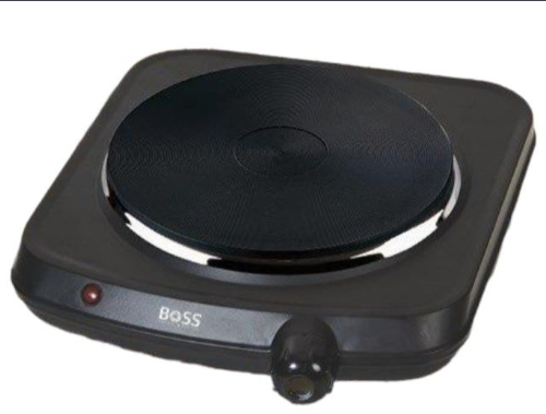כירה חשמלית יחיד BOSS HP-102-D2 - צבע שחור