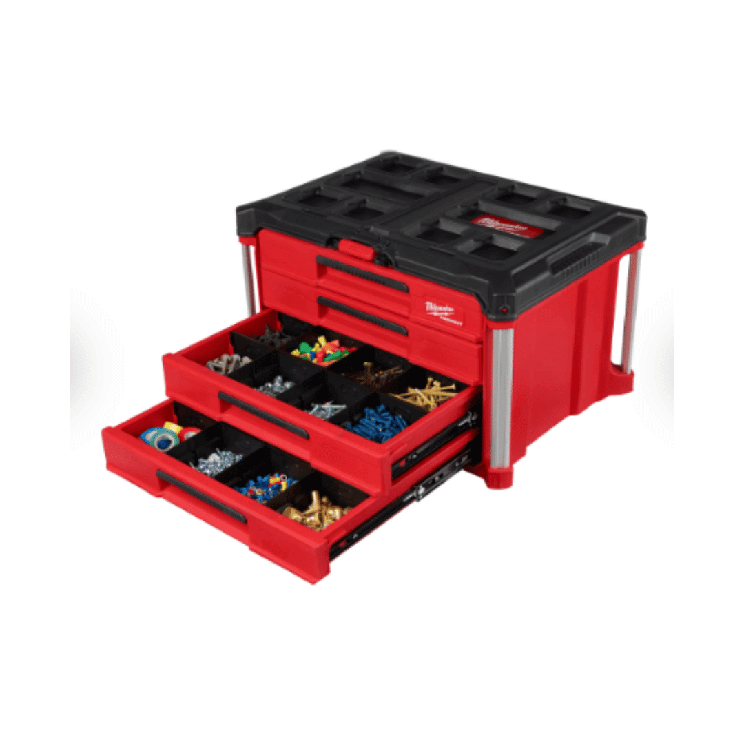 ארגז 4 מגירות Milwaukee PACKOUT 48-22-8444 | ארגז מילווקי