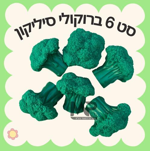 סט 6 ברוקולי סיליקון