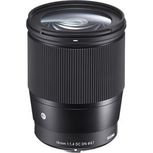 עדשה Sigma 16mm f/1.4 DC DN Contemporary (Canon RF) יבואן רשמי