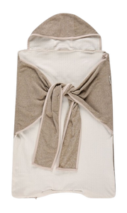 שמיכת מנשא אוניברסלית מבד פליז - בז